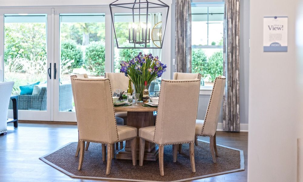 Representative furnished interior of a home built from the Marin by Classica Homes in McLean - Hunts Point, Belmont (Image 9).