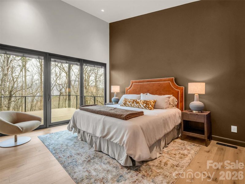 Furnished interior view inside a new home in , Lake Lure (Image 16).