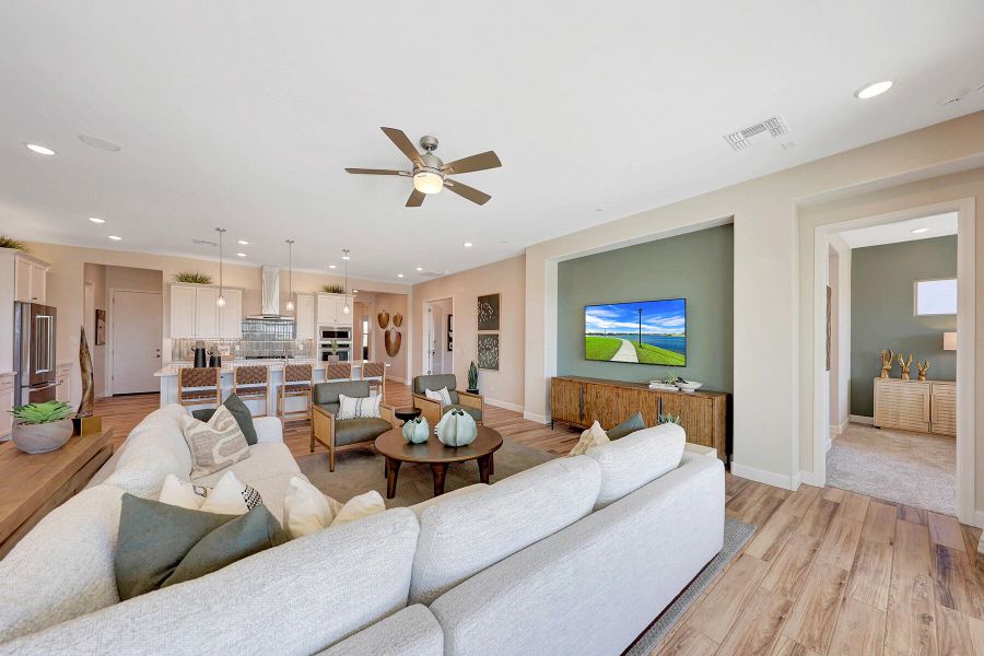 Representative furnished interior of a home built from the Crimson by Mattamy Homes in Miravida, Surprise (Image 31).