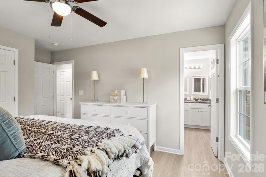 Furnished interior view inside a new home in , York (Image 17).