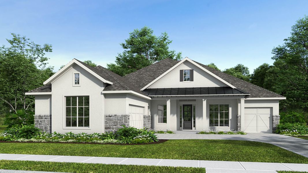 Representative exterior photo of a completed home built from the 3155F by Perry Homes in Star Farms At Lakewood Ranch 90', Lakewood Ranch, FL (Image 1).