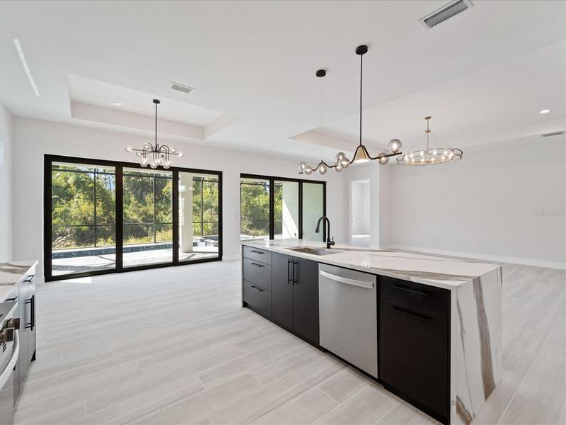 Furnished interior view inside a new home in , Rotonda West (Image 8). Furnished interior view inside a new home in , Rotonda West (Image 8).