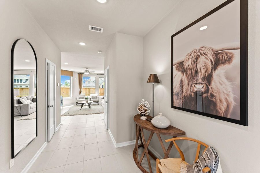 Furnished interior view inside a new home in Balmoral, Atascocita (Image 24).
