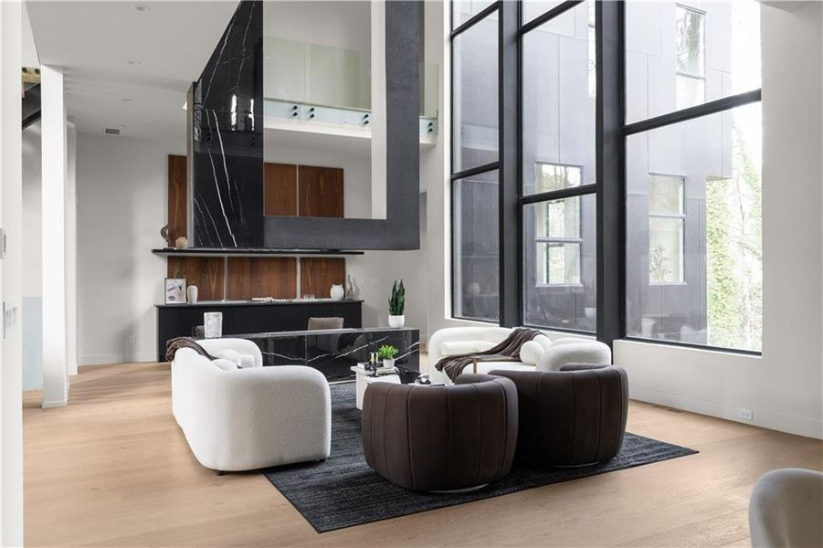 Furnished interior view inside a new home in , Atlanta (Image 15).