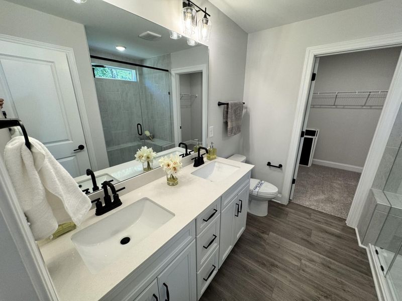 Furnished interior view inside a new home in Caldwell Forest, Charlotte (Image 15).