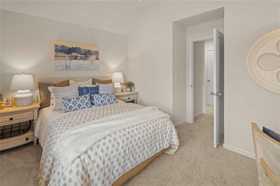 Furnished interior view inside a new home in Hillbrooke Preserve, Conyers (Image 39).