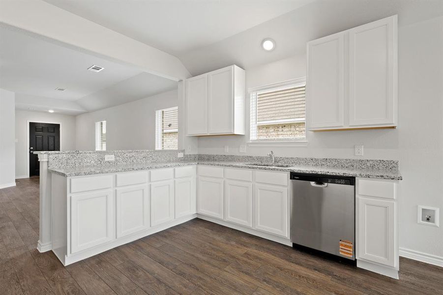 Furnished interior view inside a new home in Christian Meadows, Ennis (Image 4).