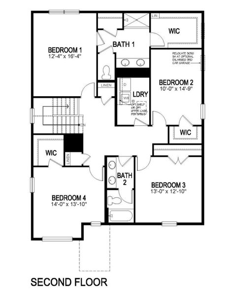 2D floor plan layout of this home in Spring Valley Ranch, Elizabeth, CO (Image 3).