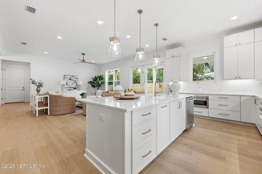 Furnished interior view inside a new home in , Neptune Beach (Image 7). Furnished interior view inside a new home in , Neptune Beach (Image 7).