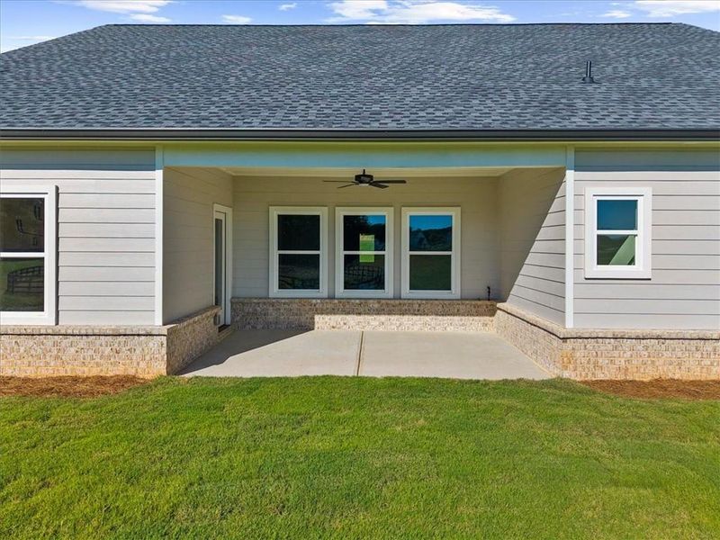 Exterior details and patio area of a home in , Cumming (Image 26).
