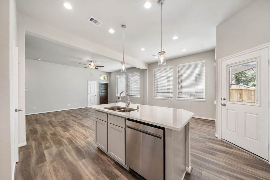 Furnished interior view inside a new home in Woodforest, Montgomery (Image 9).