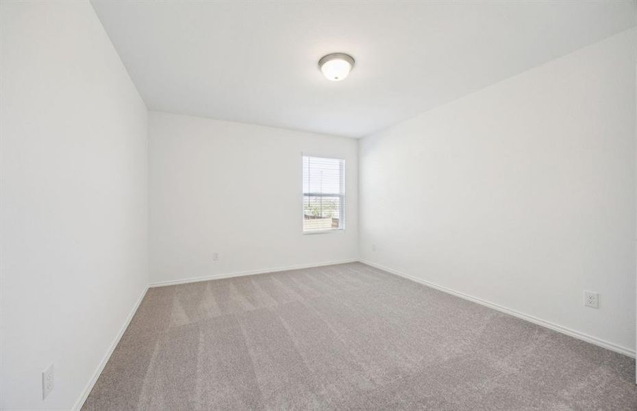 Secondary bedroom designed for comfort and convenience Secondary bedroom designed for comfort and convenience