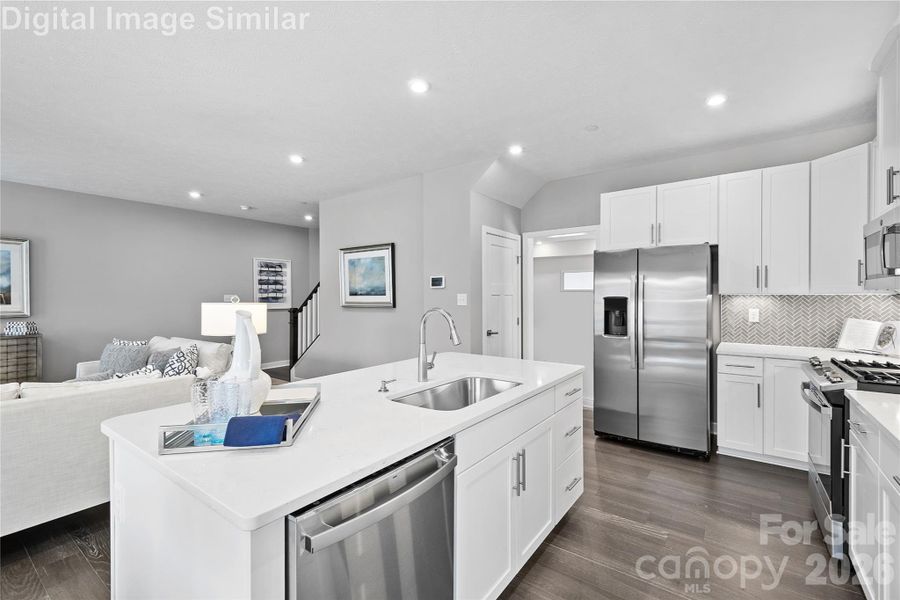 Open floor designed for today's lifestyle.