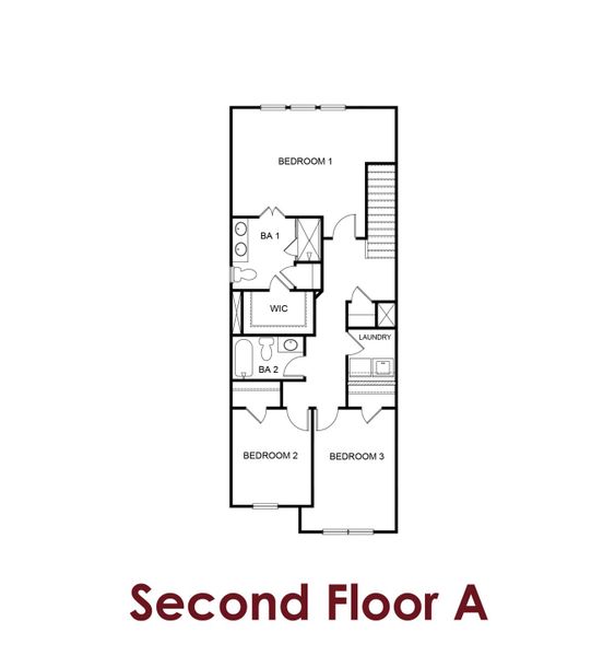 2D floor plan layout for the Charlotte by Chafin Communities in The Grove at Mundy Mill, Gainesville, GA (Image 4). 2D floor plan layout for the Charlotte by Chafin Communities in The Grove at Mundy Mill, Gainesville, GA (Image 4).