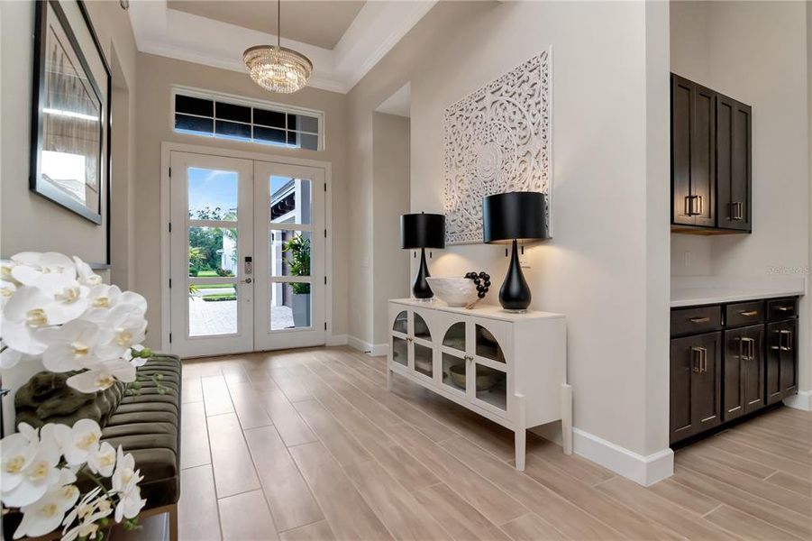 Furnished interior view inside a new home in , Wesley Chapel (Image 38).