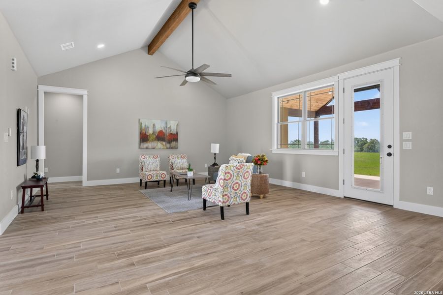 Furnished interior view inside a new home in , Bandera (Image 5). Furnished interior view inside a new home in , Bandera (Image 5).