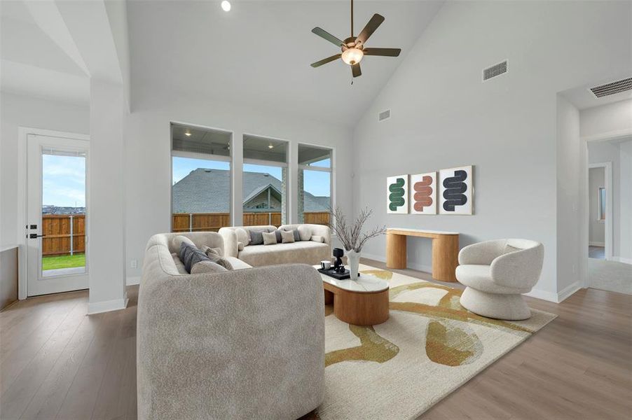 Furnished interior view inside a new home in Terraces – Estates, Rockwall (Image 6).