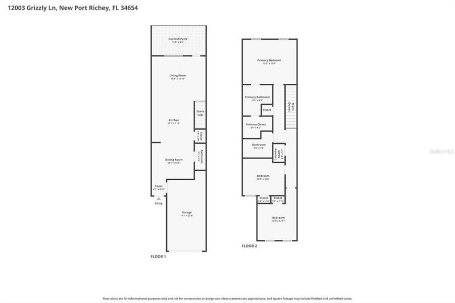 2D floor plan layout of this home in , New Port Richey, FL (Image 5). 2D floor plan layout of this home in , New Port Richey, FL (Image 5).