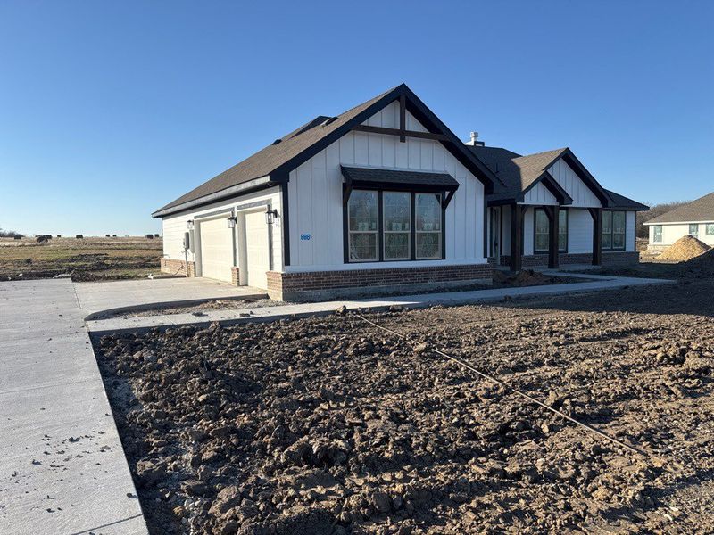 In-progress construction of a new home in Terra Escalante, Blue Ridge, TX (Image 4).