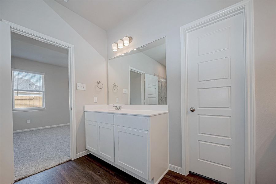 Furnished interior view inside a new home in Mill Creek Trails, Magnolia (Image 9).