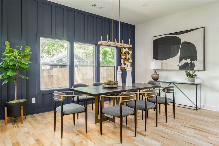 Furnished interior view inside a new home in , Atlanta (Image 15). Furnished interior view inside a new home in , Atlanta (Image 15).