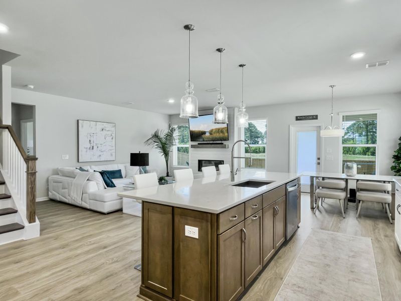 Furnished interior view inside a new home in The Groves of Berkeley, Moncks Corner (Image 15).