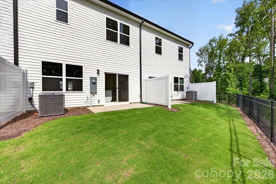 Outdoor living with tree-lined views Outdoor living with tree-lined views