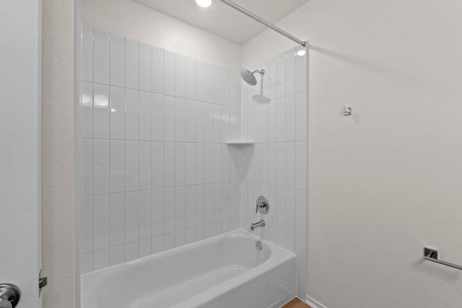 Furnished interior view inside a new home in Salerno - Heritage Collection, Round Rock (Image 9). Furnished interior view inside a new home in Salerno - Heritage Collection, Round Rock (Image 9).