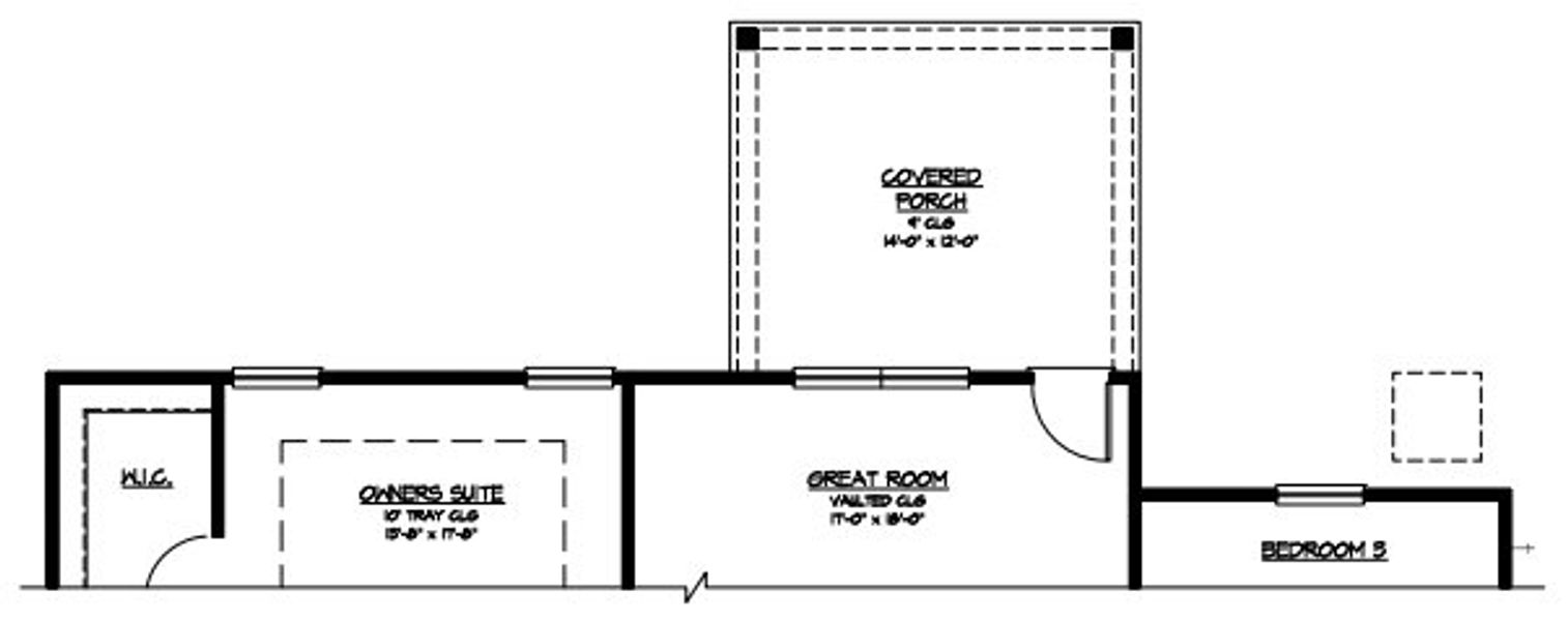 Optional 4' Extended Great Room/Primary Suite