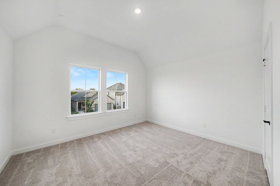 Spacious, unfurnished interior of a new home in Light Farms Brenham - 40' Lots, Celina (Image 27).