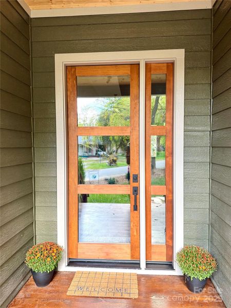 Modern Hemlock 96" front door