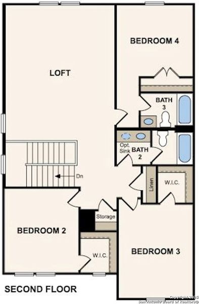 2D floor plan layout of this home in Homestead, Schertz, TX (Image 3). 2D floor plan layout of this home in Homestead, Schertz, TX (Image 3).