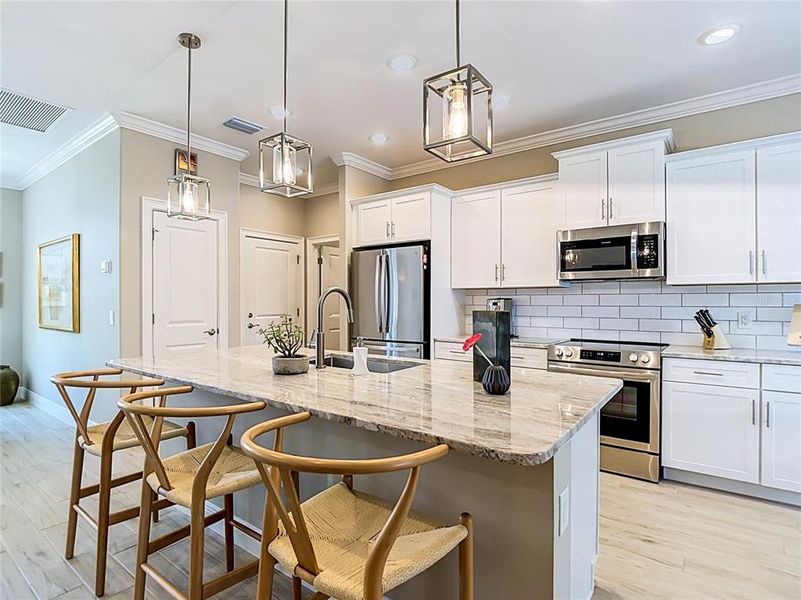 Furnished interior view inside a new home in , Punta Gorda (Image 39).
