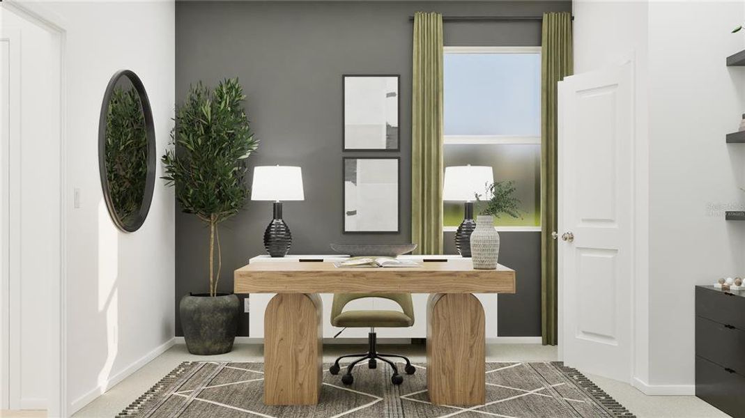 Furnished interior view inside a new home in Bridgewalk: Manor Alley II Collection, St. Cloud (Image 9). Furnished interior view inside a new home in Bridgewalk: Manor Alley II Collection, St. Cloud (Image 9).