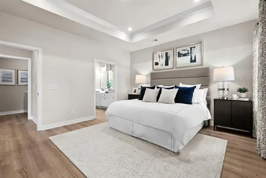 Representative furnished interior of a home built from the Palladio by Ryan Homes in Carolina Crofts, Greenville (Image 25).