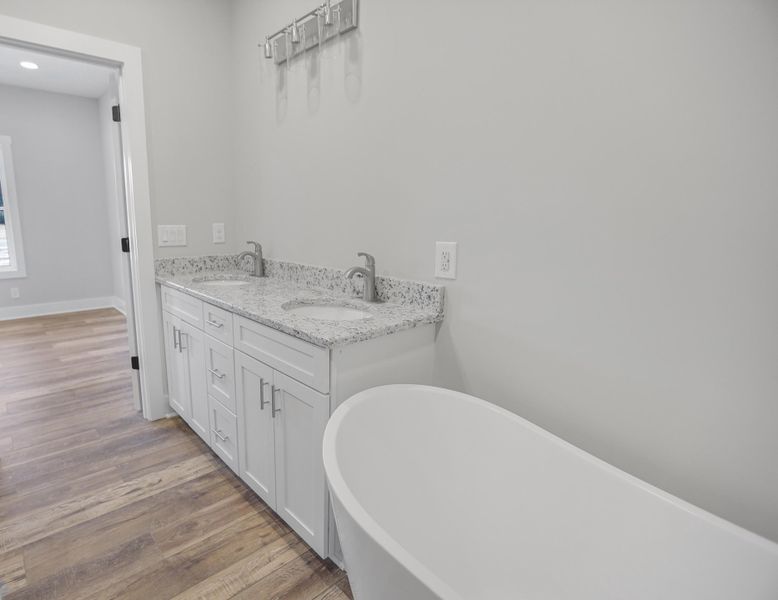 Furnished interior view inside a new home in , St. Stephen (Image 9).