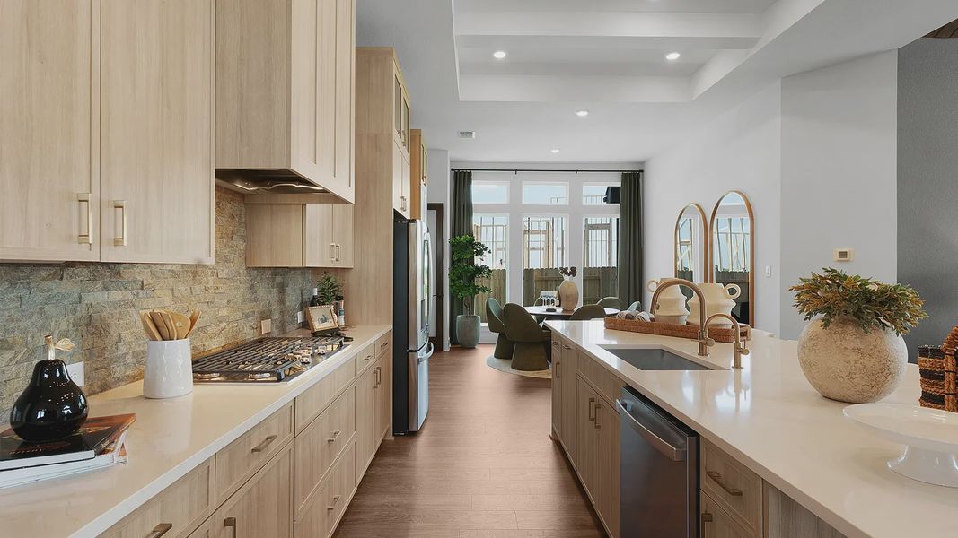 Representative furnished interior of a home built from the Silas by Chesmar Homes in Crescent Bluff, Georgetown (Image 12).