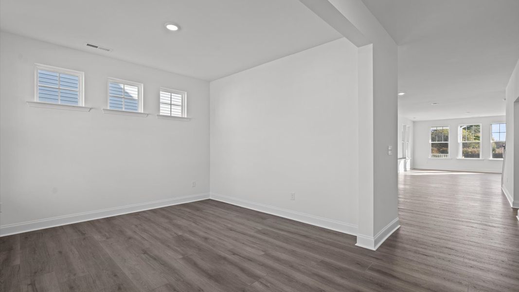Representative furnished interior of a home built from the Ansley by DRB Homes in Sidney Creek Single Family, Zebulon (Image 6).