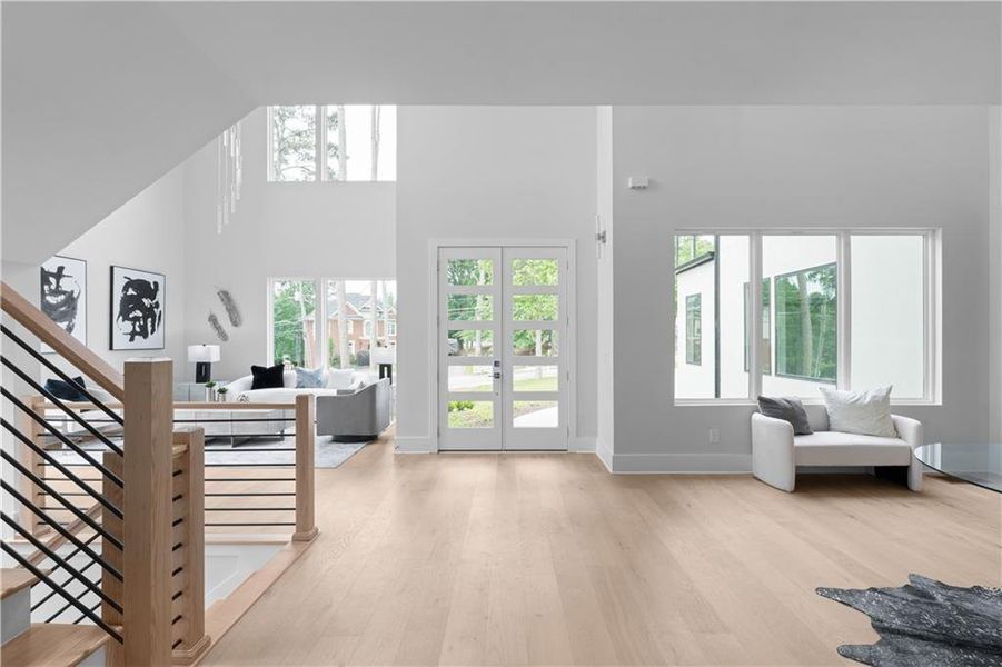 Spacious, unfurnished interior of a new home in , Atlanta (Image 76).