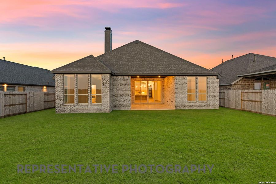 Exterior details and patio area of a home in Mayfair, New Braunfels (Image 2). Exterior details and patio area of a home in Mayfair, New Braunfels (Image 2).