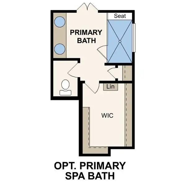 2D floor plan layout of this home in Fulshear Lakes, Fulshear, TX (Image 4).