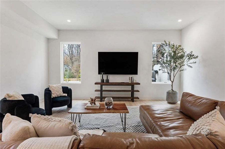 Furnished interior view inside a new home in , Sandy Springs (Image 63). Furnished interior view inside a new home in , Sandy Springs (Image 63).