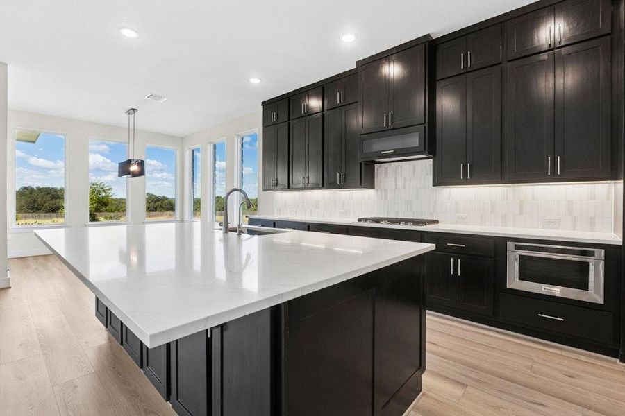 Furnished interior view inside a new home in Leander Estates, Leander (Image 11). Furnished interior view inside a new home in Leander Estates, Leander (Image 11).