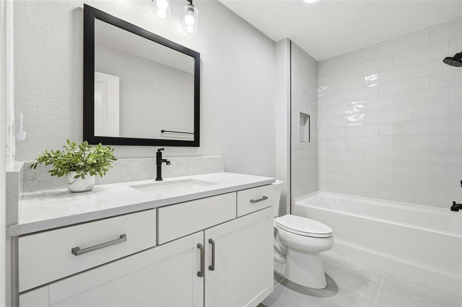 Furnished interior view inside a new home in , Okahumpka (Image 17). Furnished interior view inside a new home in , Okahumpka (Image 17).