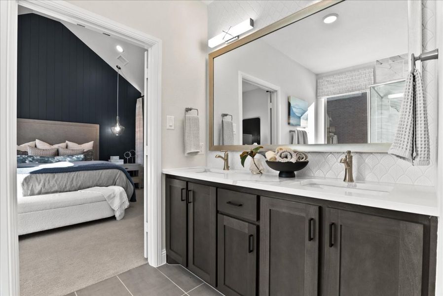 Furnished interior view inside a new home in La Terra at Uptown Celina, Celina (Image 10). Furnished interior view inside a new home in La Terra at Uptown Celina, Celina (Image 10).
