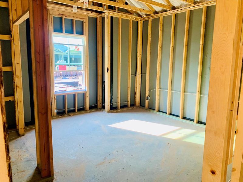 In-progress construction of a new home in Harrington Trails, New Caney, TX (Image 24).