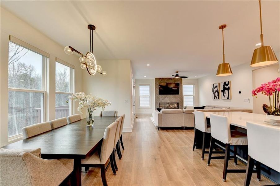 Furnished interior view inside a new home in , Woodstock (Image 53).