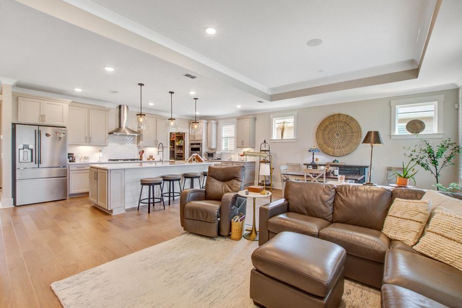 Furnished interior view inside a new home in , Summerville (Image 9).