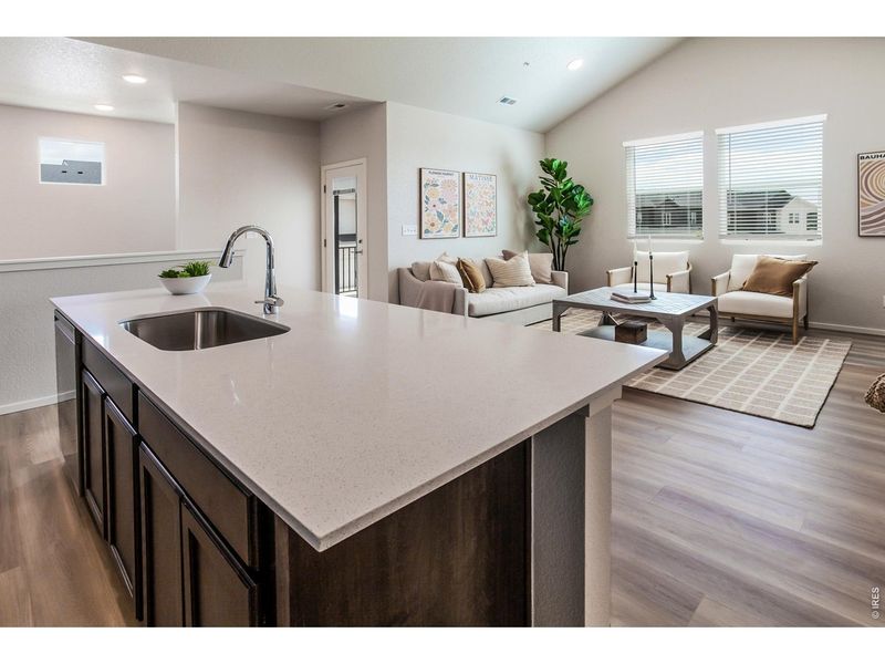 Furnished interior view inside a new home in Raindance Condos, Windsor (Image 8). Furnished interior view inside a new home in Raindance Condos, Windsor (Image 8).