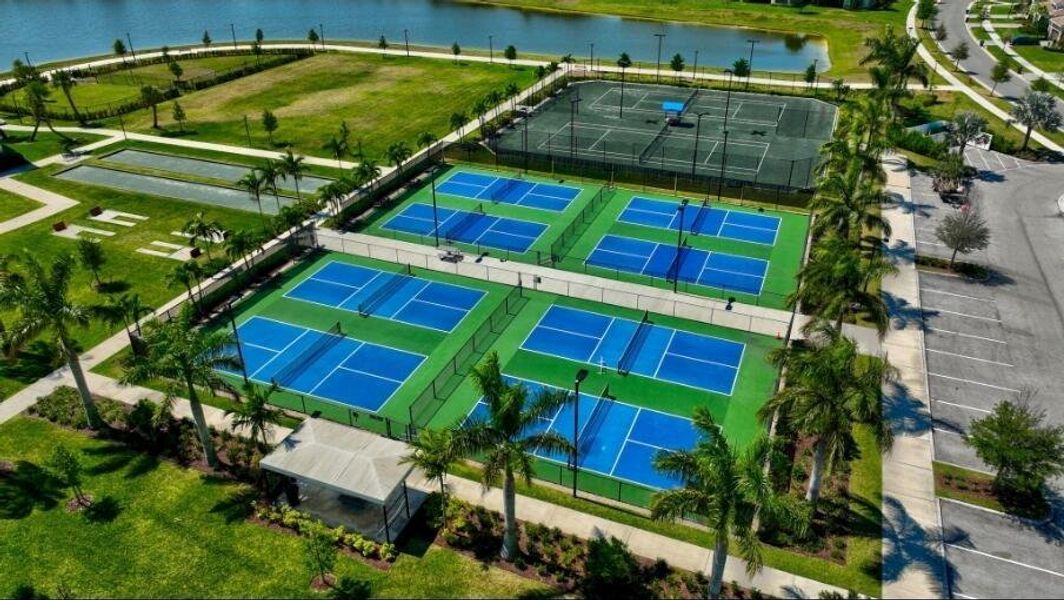 Pickeball court and tennis Pickeball court and tennis